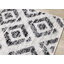 Tapis géométrique noir / beige Meridian-63764727