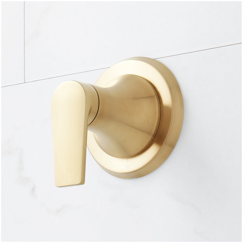 Berwyn Pressure Balance Shower System with Hand Shower - Brushed Gold