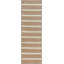 Tapis moderne ivoire en jute 2 pi 2 po x 12 pi Nourison Positano-726585120-726585125
