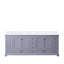 Meuble-lavabo double 84 po X P 22 po D, avec plateau en marbre de Carrare pour la maison-2071268265