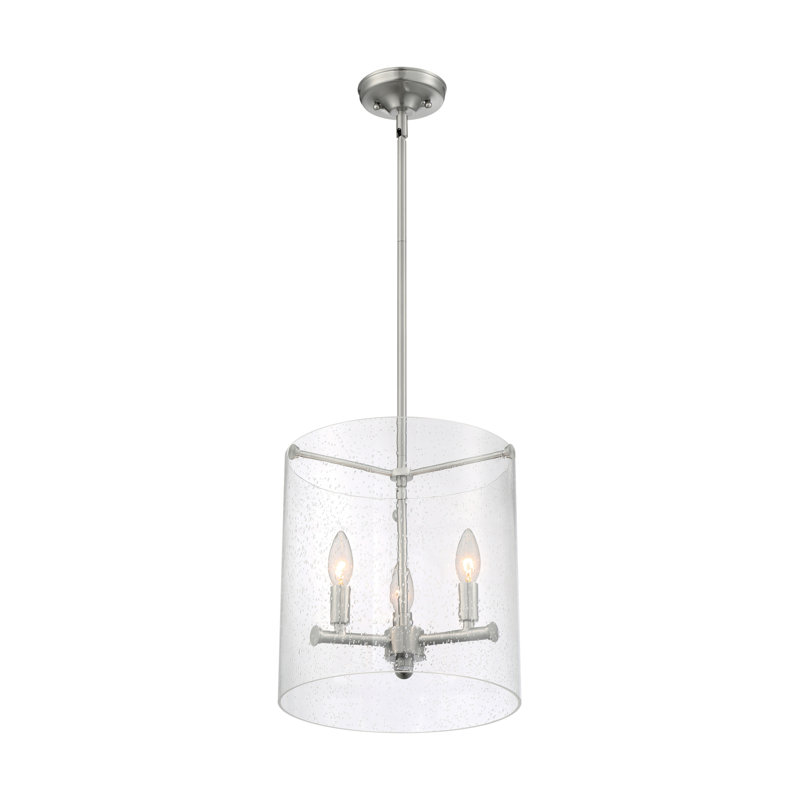 Luminaire suspendu cylindrique unique à 3 lumières Weccacoe