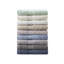Ensemble de serviettes de bain unies 100% coton biologique marine 6 pièces-1986338540
