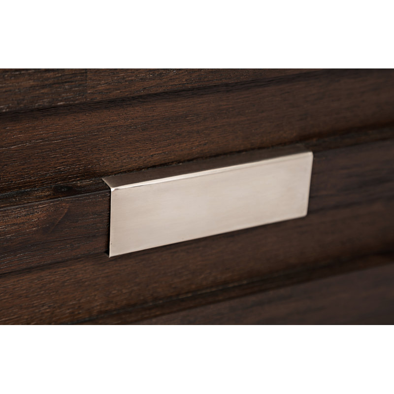 Cathye Unfinished Entertainment Center for TVs up to 70", Brown