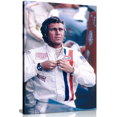 Steve Mcqueen Le Mans - Wrapped Canvas Print