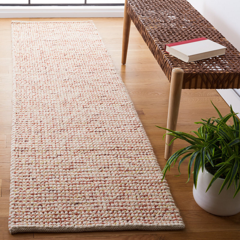 Vermont Hand Woven Wool Rug, Runner 2'3" x 8'