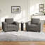Fauteuil d'appoint 39,8 po, petit fauteuil de lecture moderne pour bureau personnel-1427750927