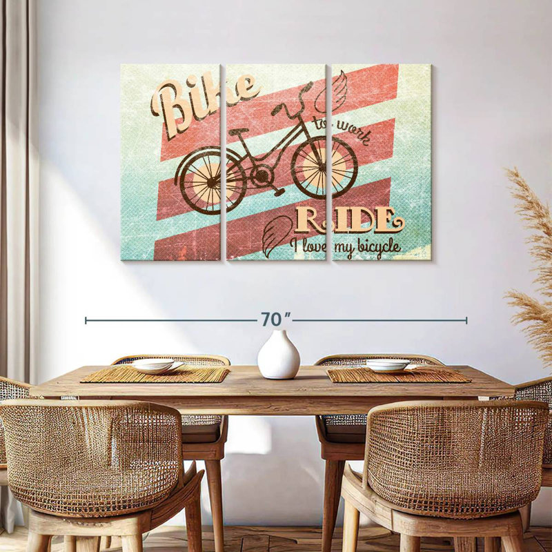 Affiche de travail de bicyclette