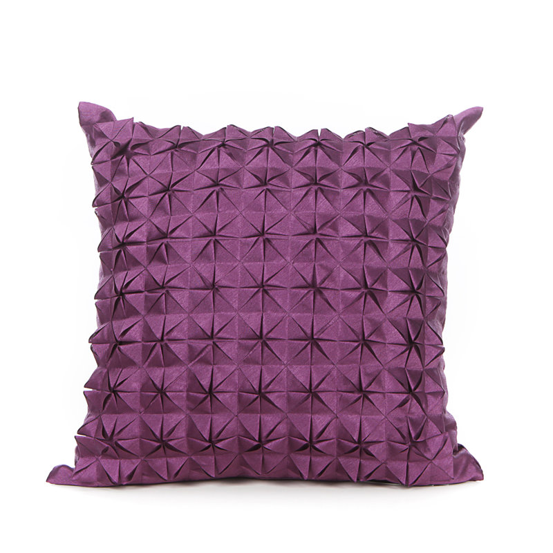Coussin Slick Cut, Mauve