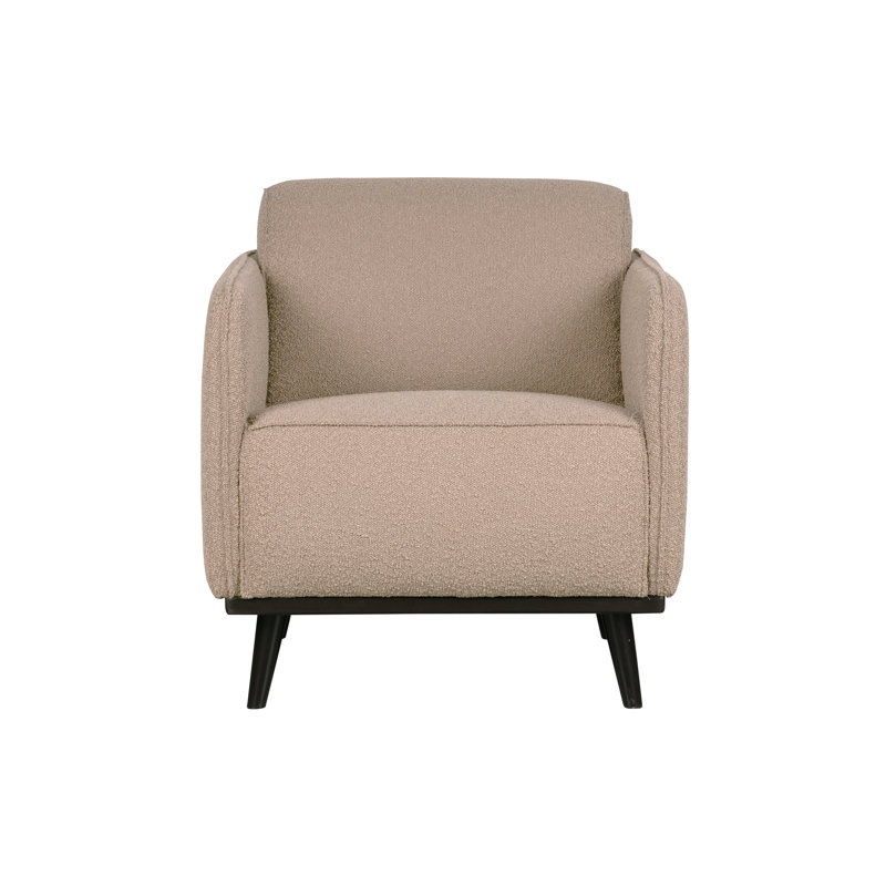 Velvet Armchair, Boucle Chestnut