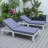 Chelsea Outdoor Metal Chaise Lounge , Cushion Included-70756132
