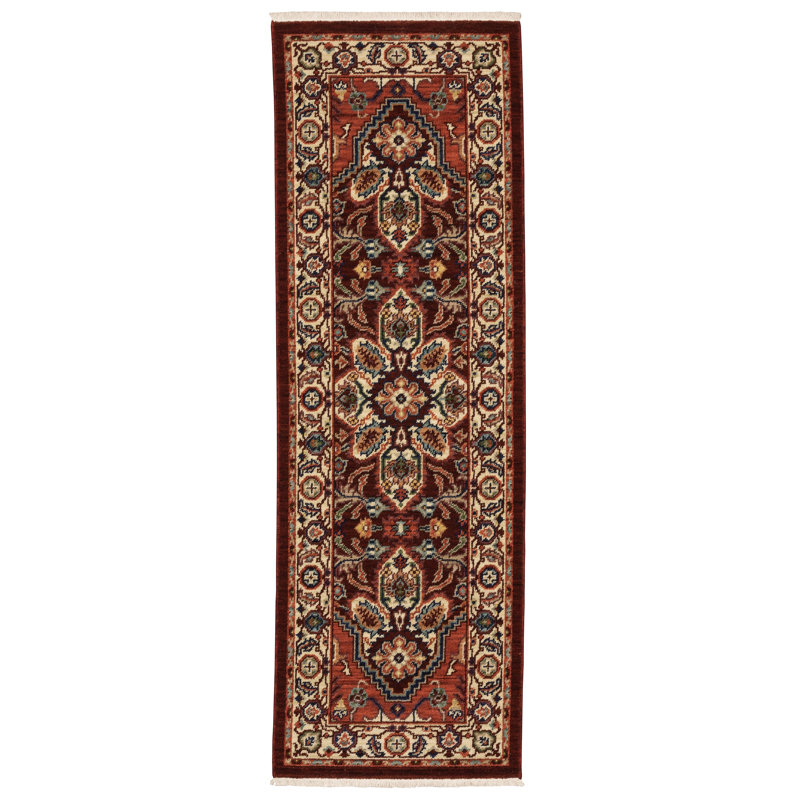 Oaklynn Performance Oriental Indoor Rug, Runner 2' x 6'