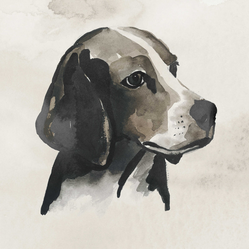 Inked Dogs II, H 30 po x l 30 po x P 1,25 po