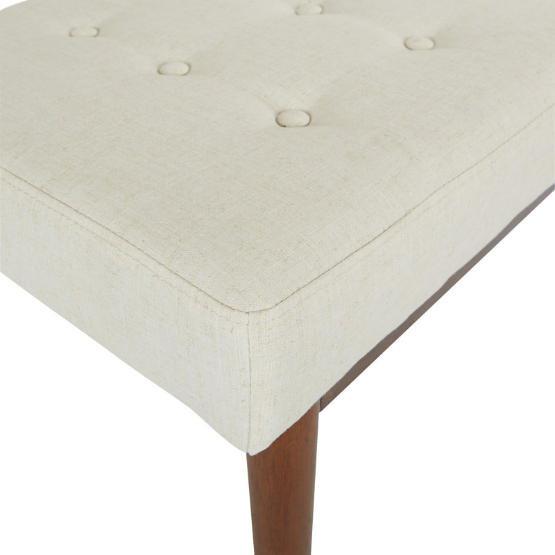 Banc rembourré Batel, Lin