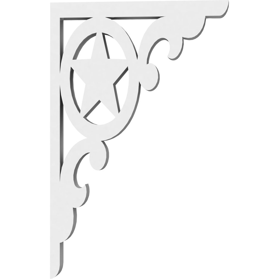 Austin Architectural Grade PVC Bracket Ekena Millwork 