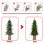 Arbre de Noël vert 4 pi pré-éclairé