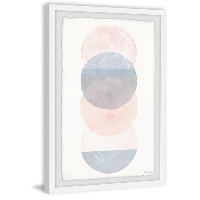 Moon Over The Sea - Single Picture Frame Painting, 45cm H x 38cm W x 3.81cm D