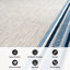 Tapis intérieur / extérieur ivoire / bleu marine Coastal Border-735987774-735987772