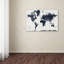 « world map 12 », reproduction d’impression sur toile tendue-22676698