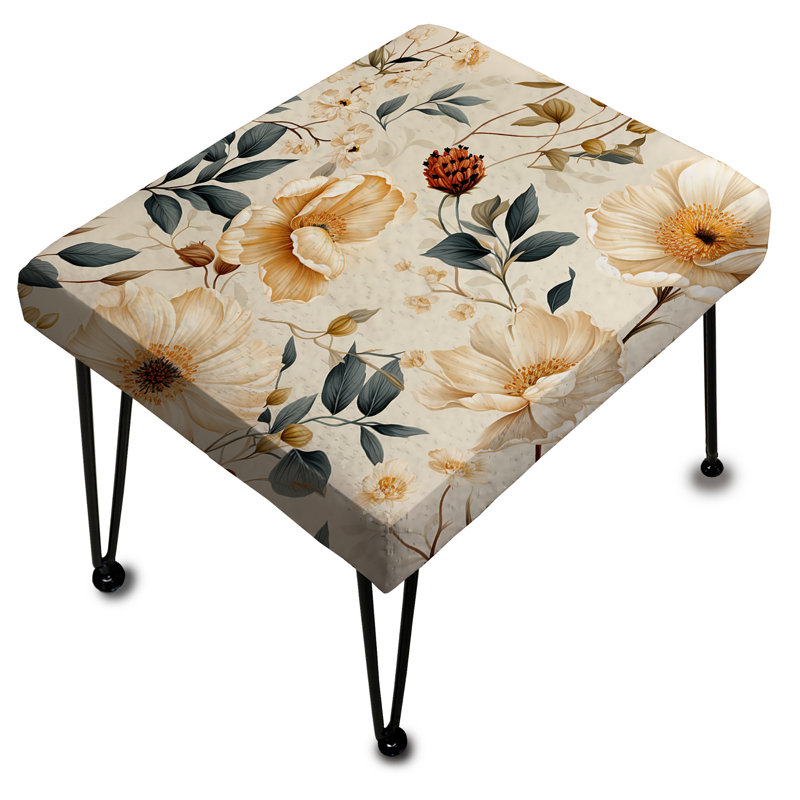 Botanical Impressions - Plants Rectangle Ottoman