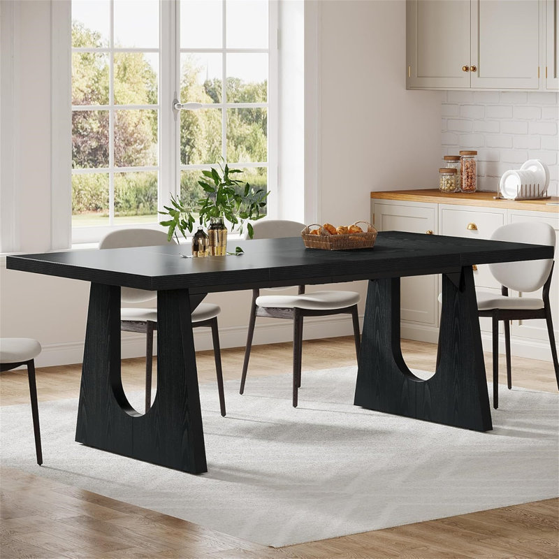 Table de salle à manger 71 "Farmhouse pour 6-8 (table seulement, sans chaise)