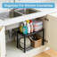 Ensemble de 2 tablettes extensibles et empilables