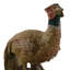Julius PHEASANT 37cm Carved Wood Effect