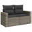 Vidaxl Garden Sofa Set PE Rattan Large Modular