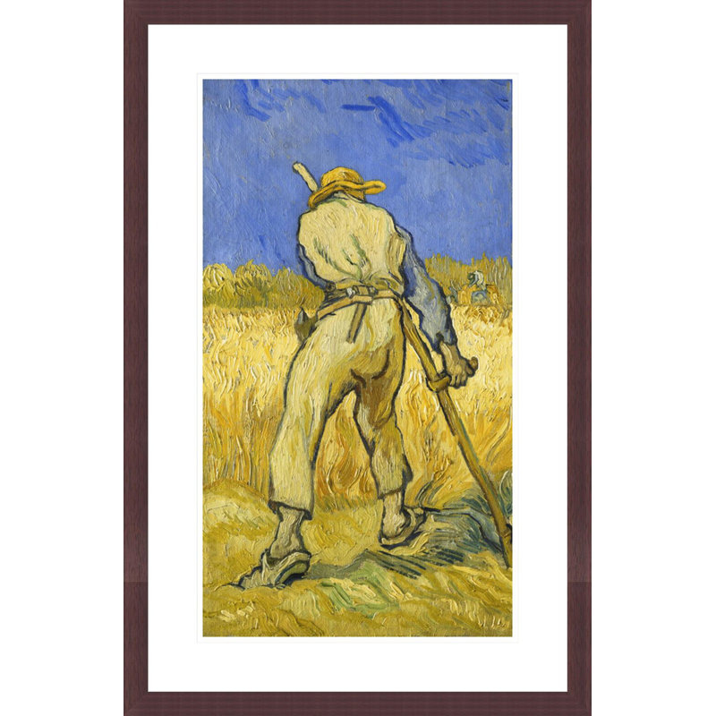 «The Reaper» par Vincent van Gogh, impression giclée encadrée, H 29,5 po x l 19,26 po
