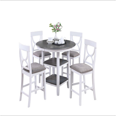 5-pcs Counter Height Dining Set
