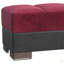 Repose-pieds avec rangement en microfibre Primenest Nimbusflow-457492791