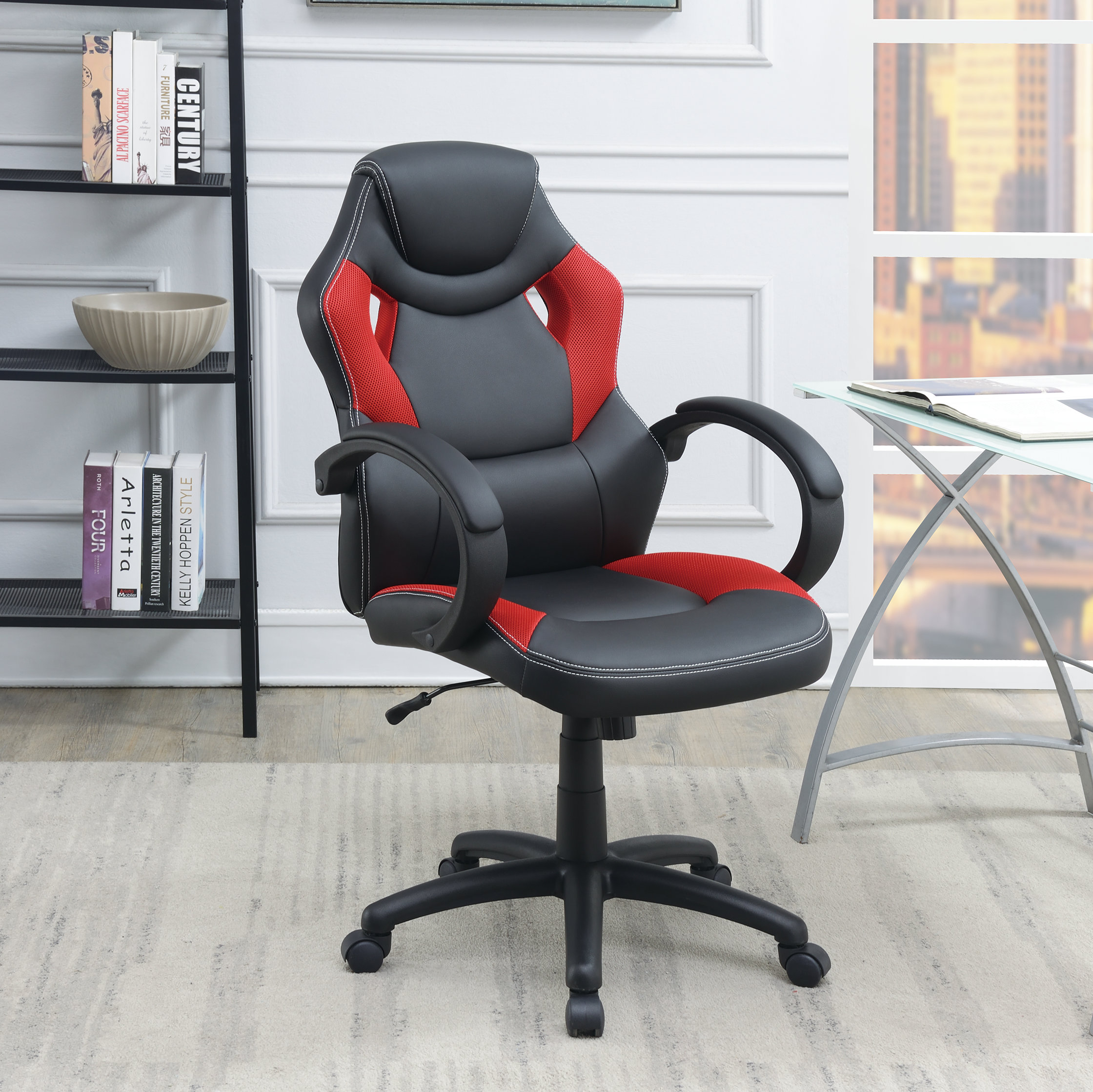 Inbox Zero Jordon-Lee Ergonomic Heated Massage Executive Chair & Reviews