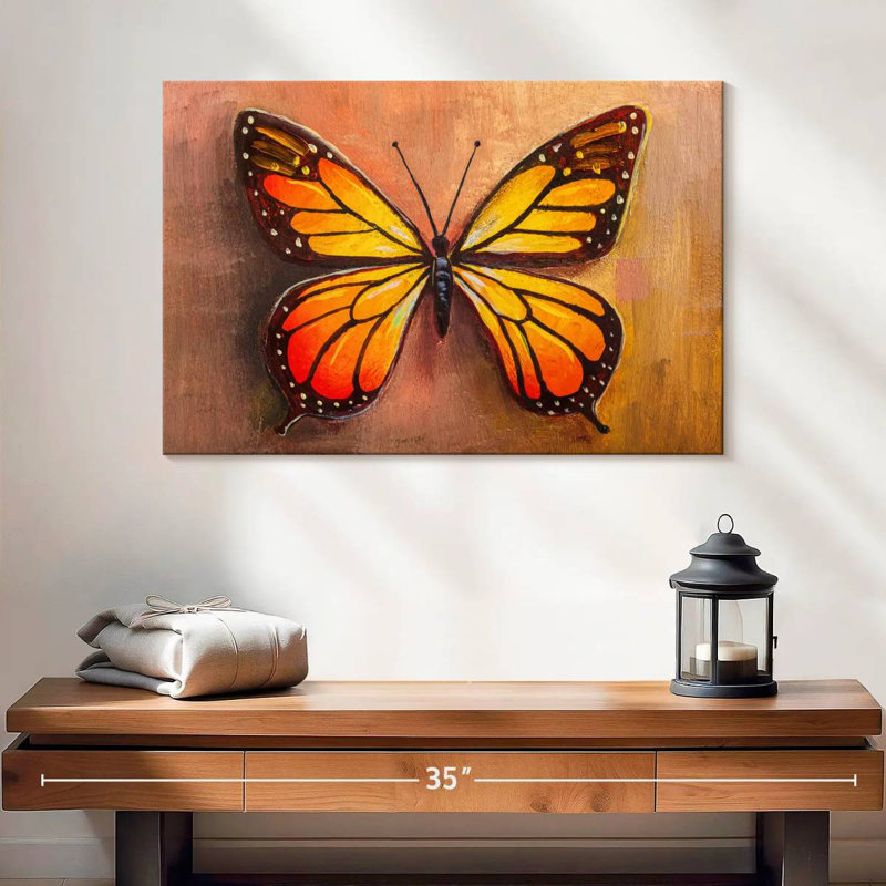 Brampt Simple Butterfly, 26" H x 39" W