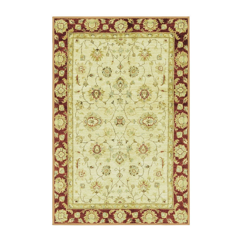 Abshure Abstract Indoor Rug, Rectangle 5' x 7'