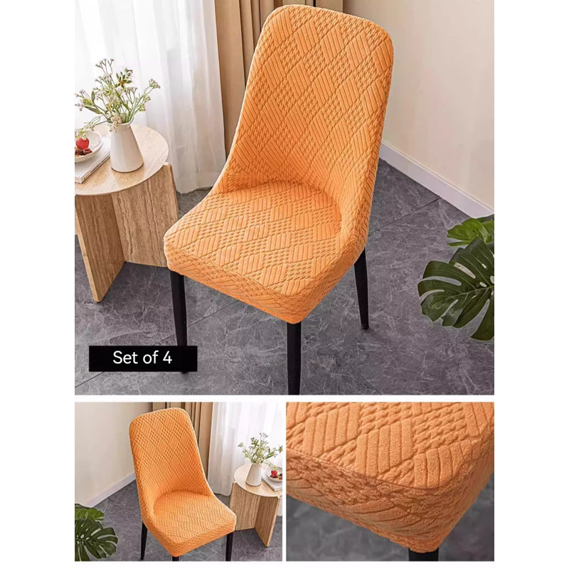 Housse pour chaise de salle à manger en polyester