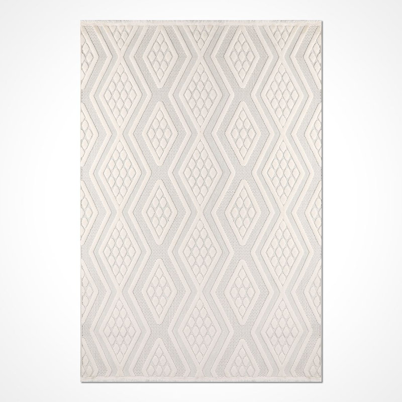 Tapis beige moderne lavable à la machine, Tapis de couloir 3 pi 3 po x 6 pi 6 po