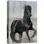 Impression sur toile, "Cadre de cheval noir"-74339479-74456408