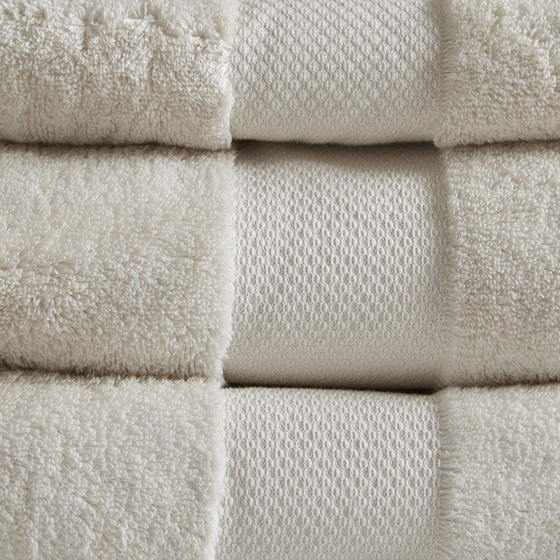 Cotton 6 Piece Bath Towel Set, Natural