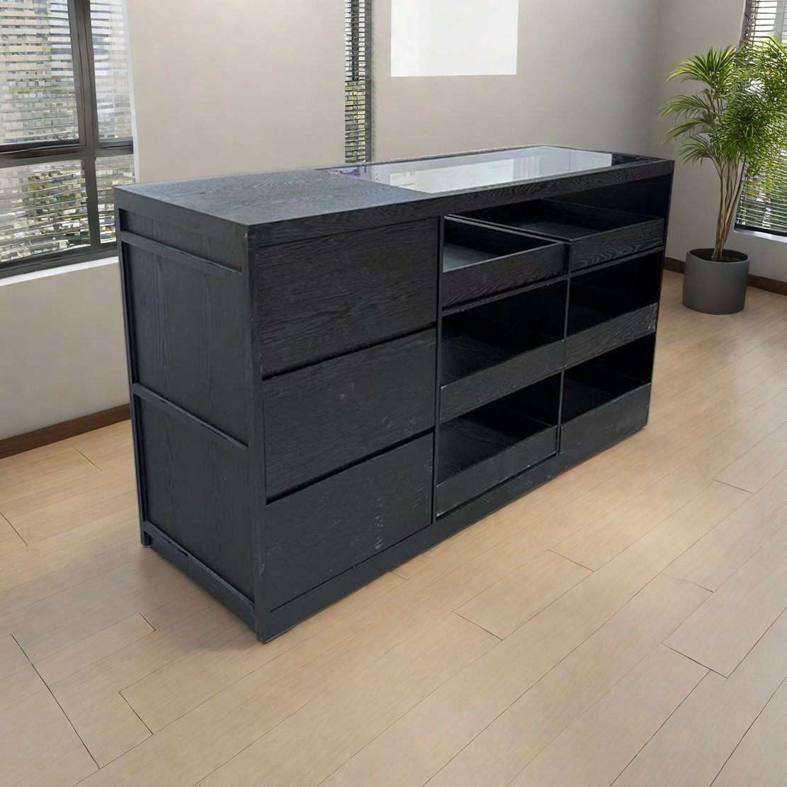 Beicang Home Multi-functional display centre island cabinet - Wayfair ...