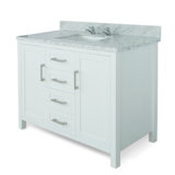 Hodgeman 49'' Single Bathroom Vanity with Stone Top