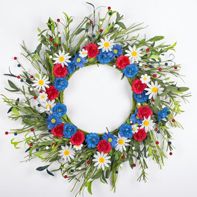 Faux Burlap 24'' Wreath