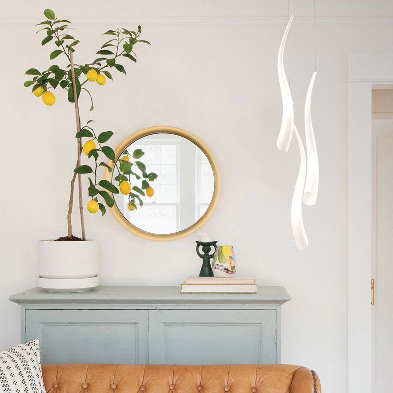 Cornetto 3 Pendant Lights, Chrome
