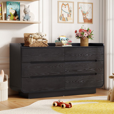 Commode double 6 tiroirs l 53,93 "