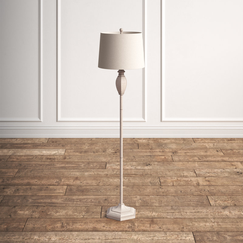 Guardado 59'' Brownwash Traditional Floor Lamp