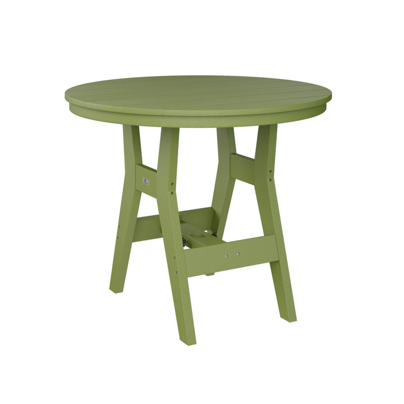 Table ronde à hauteur de comptoir de 38 po Berlin, Vert kiwi