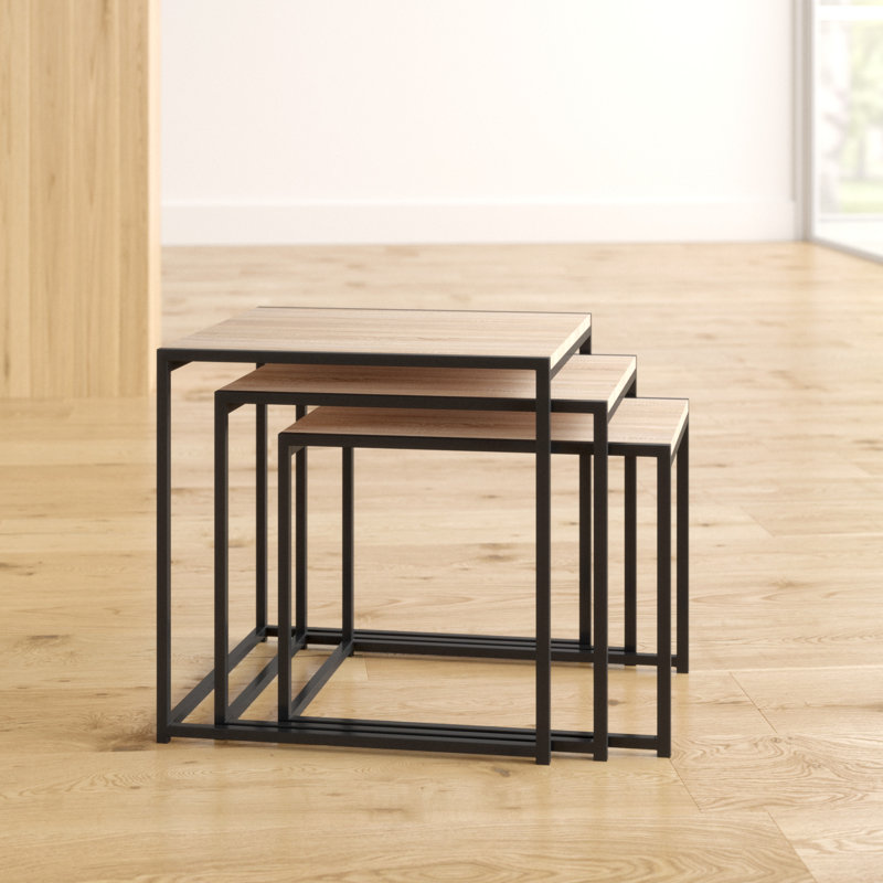 Chew Stoke Frame Nesting Tables, Sonoma Oak