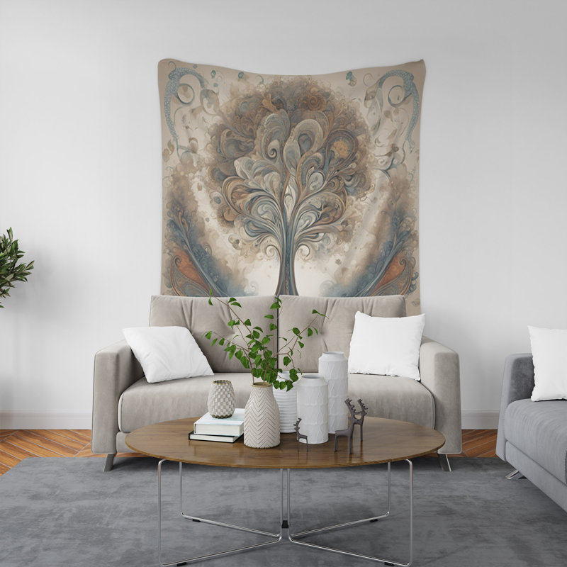 Tapisserie murale, H 80 po x l 68 po