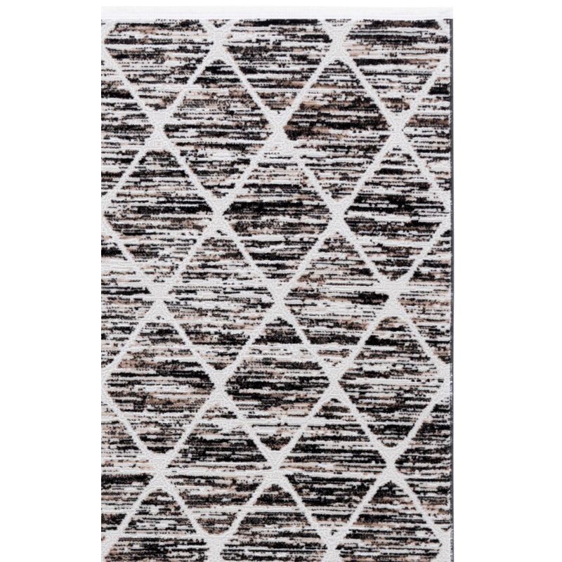 Mila 240 Performance Geometric Rug, Square 6'7"