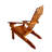 Outdoor Or Indoor Foldable Wood Chair With Comfortable Sloping Seat, Wide Armrest For Enjoyment, Populus In Oak Color, Easy Assembly Required, 250 Lbs Weight Capacity, Good Porch, Deck Iconic Seat