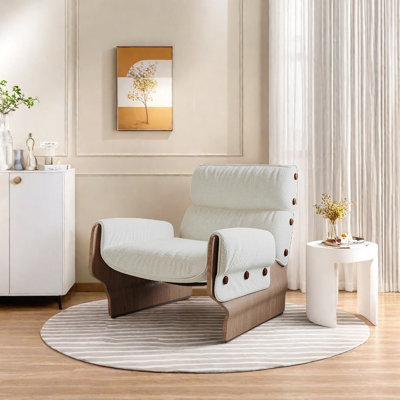 Ergonomic Wooden Chair with High-Density Foam
