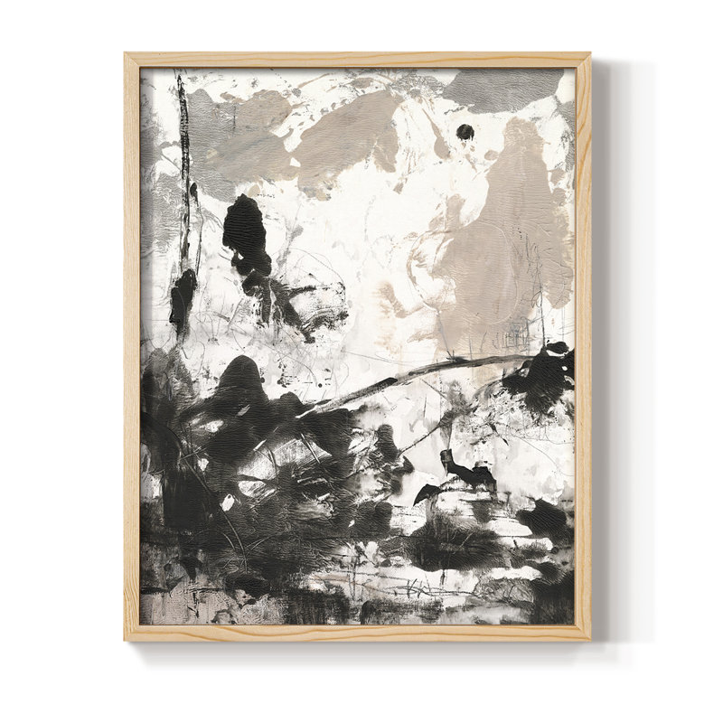 Disarray II Framed Print - Solid Wood, 11" H x 9" W